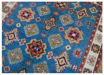 Tappeto Kazak Classico, Multicolore, fatto a mano, 245x167cm