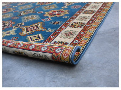 Classic Kazak carpet, Multi, handmade, 245x167cm
