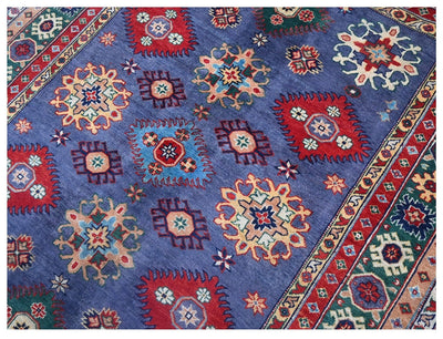 Tappeto Kazak Classico, Multicolore, fatto a mano, 223x168cm - CarpetLiving