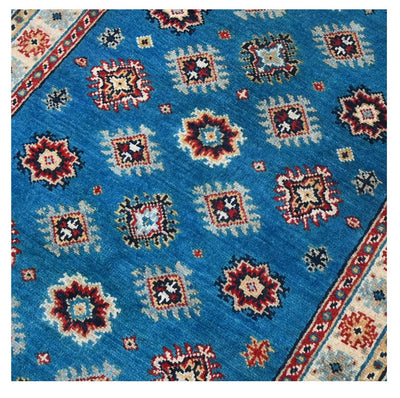 Classic Kazak runner rug, Multi, handmade, 289x80cm
