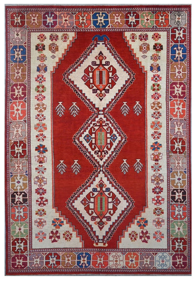 Tappeto Kazak Classico, Multicolore, fatto a mano, 297x200cm - CarpetLiving