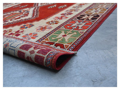 Tappeto Kazak Classico, Multicolore, fatto a mano, 297x200cm - CarpetLiving