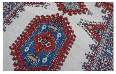Tappeto Kazak Classico, Multicolore, fatto a mano, 339x202cm - CarpetLiving