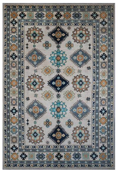 Tappeto Kazak Classico, Multicolore, fatto a mano, 304x195cm - CarpetLiving