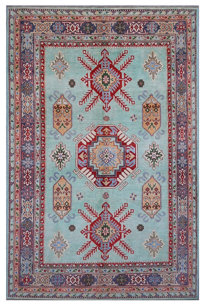 Tappeto Kazak Classico, Multicolore, fatto a mano, 303x194cm - CarpetLiving