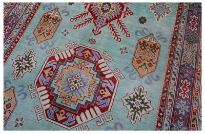 Tappeto Kazak Classico, Multicolore, fatto a mano, 303x194cm - CarpetLiving