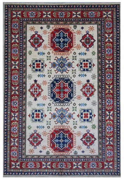 Tappeto Kazak Classico, Multicolore, fatto a mano, 304x199cm - CarpetLiving