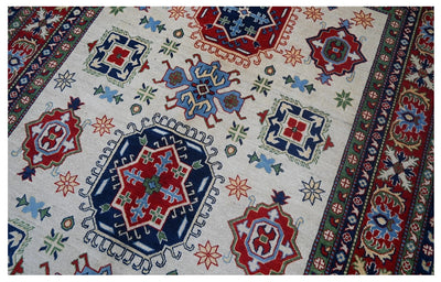Tappeto Kazak Classico, Multicolore, fatto a mano, 304x199cm - CarpetLiving