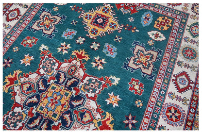 Tappeto Kazak Classico, Multicolore, fatto a mano, 305x197cm
