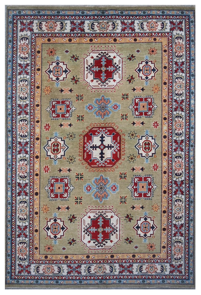 Tappeto Kazak Classico, Multicolore, fatto a mano, 294x197cm - CarpetLiving