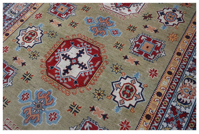 Tappeto Kazak Classico, Multicolore, fatto a mano, 294x197cm - CarpetLiving