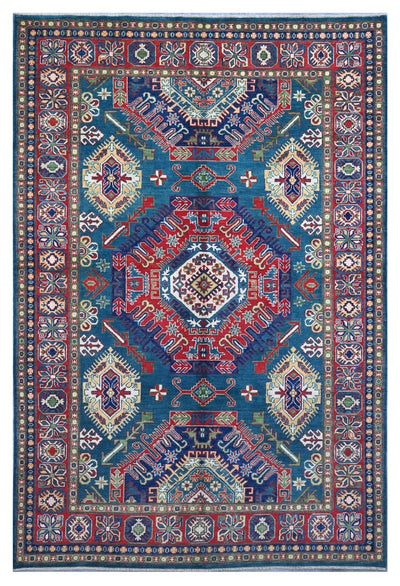 Tappeto Kazak Classico, Multicolore, fatto a mano, 306x199cm - CarpetLiving