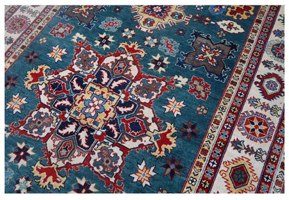 Tappeto Kazak Classico, Multicolore, fatto a mano, 295x191cm