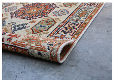 Tappeto Kazak Classico, Multicolore, fatto a mano, 125x81cm - CarpetLiving