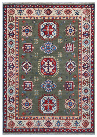 Tappeto Kazak Classico, Multicolore, fatto a mano, 121x78cm - CarpetLiving