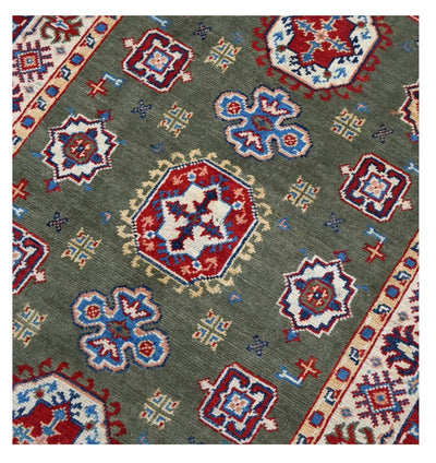Tappeto Kazak Classico, Multicolore, fatto a mano, 121x78cm - CarpetLiving