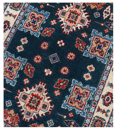 Tappeto Kazak Classico, Multicolore, fatto a mano, 124x83cm - CarpetLiving