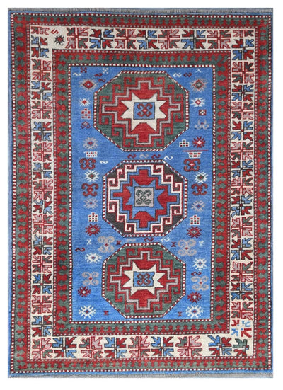 Tappeto Kazak Classico, Multicolore, fatto a mano, 154x106cm - CarpetLiving