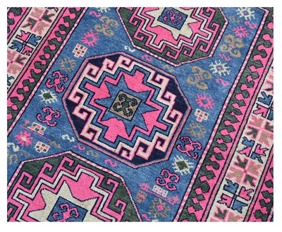 Tappeto Kazak Classico, Multicolore, fatto a mano, 150x101cm - CarpetLiving