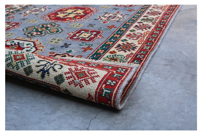 Tappeto Kazak Classico, Multicolore, fatto a mano, 149x92cm - CarpetLiving