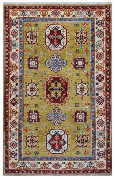Tappeto Kazak Classico, Multicolore, fatto a mano, 146x89cm - CarpetLiving