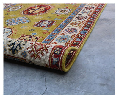 Tappeto Kazak Classico, Multicolore, fatto a mano, 156x88cm - CarpetLiving