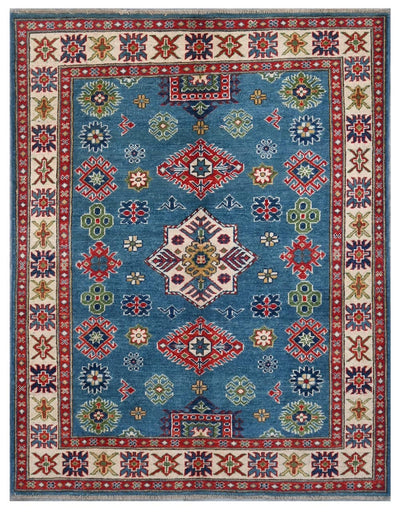 Tappeto Kazak Classico, Multicolore, fatto a mano, 171x126cm - CarpetLiving