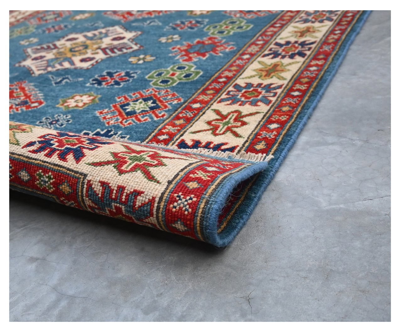 Classic Kazak carpet, Multi, handmade, 171x126cm