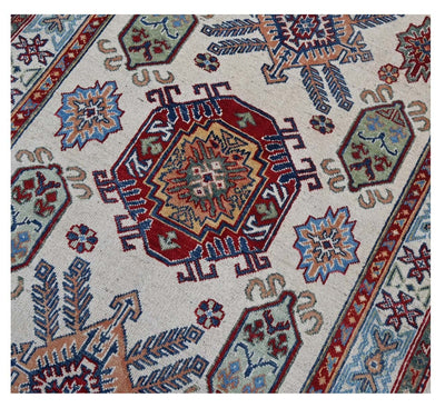 Tappeto Kazak Classico, Multicolore, fatto a mano, 190x122cm - CarpetLiving