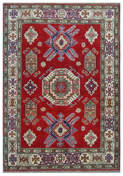 Tappeto Kazak Classico, Multicolore, fatto a mano, 176x119cm - CarpetLiving