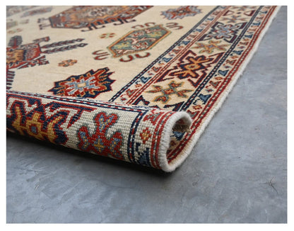 Tappeto Kazak Classico, Multicolore, fatto a mano, 180x121cm
