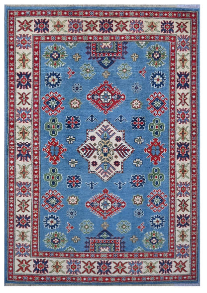 Tappeto Kazak Classico, Multicolore, fatto a mano, 177x120cm