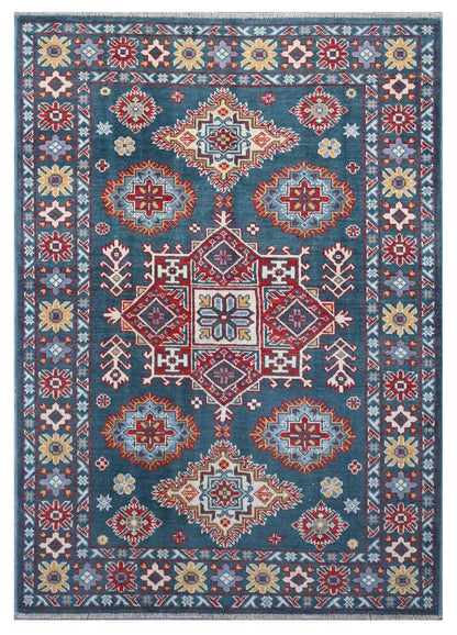 Tappeto Kazak Classico, Multicolore, fatto a mano, 173x122cm