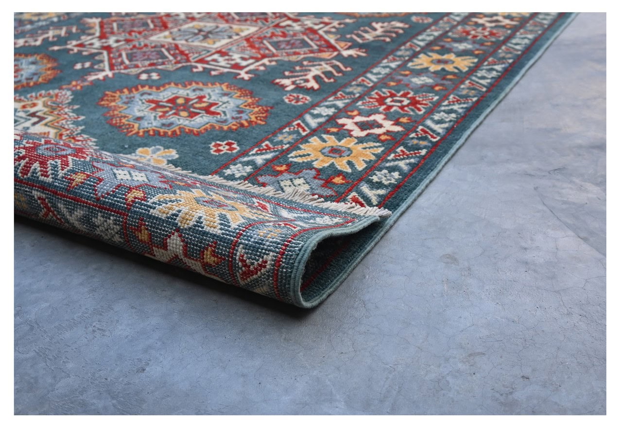 Tappeto Kazak Classico, Multicolore, fatto a mano, 173x122cm