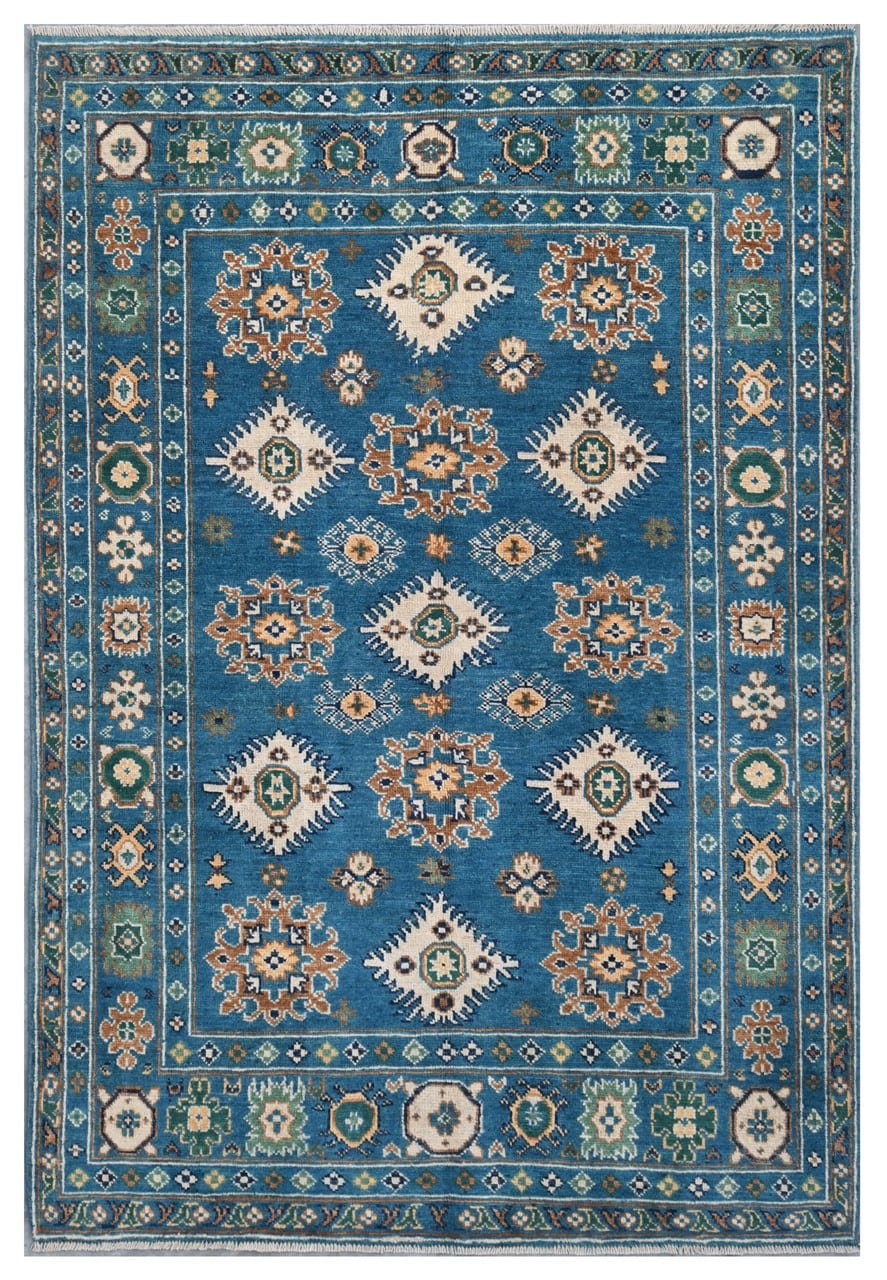 Tappeto Kazak Classico, Multicolore, fatto a mano, 180x120cm