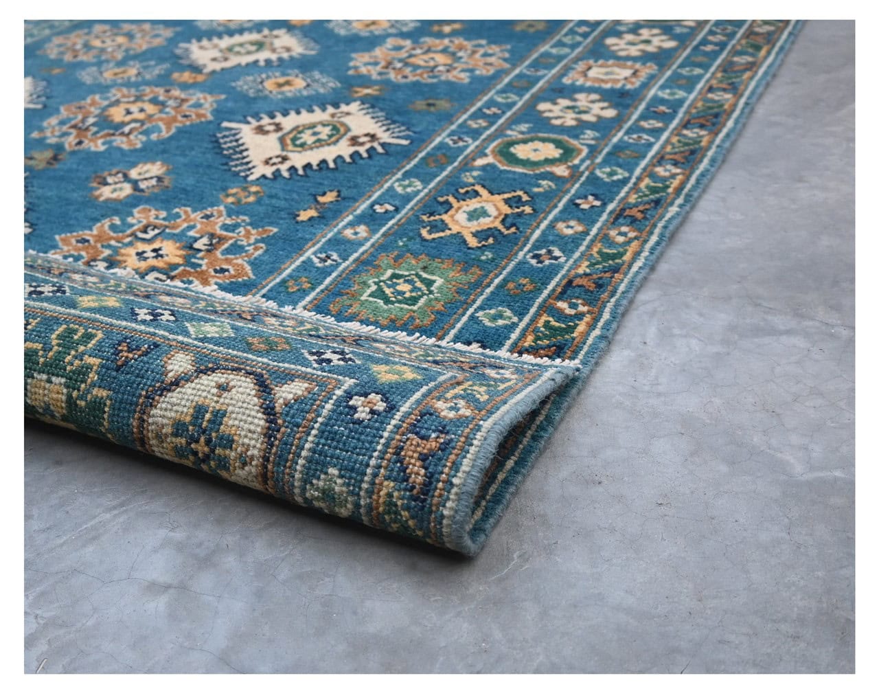 Tappeto Kazak Classico, Multicolore, fatto a mano, 180x120cm