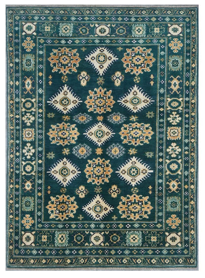 Tappeto Kazak Classico, Multicolore, fatto a mano, 174x123cm
