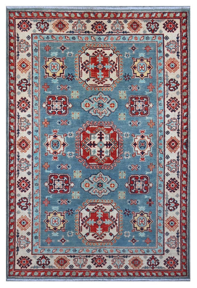 Tappeto Kazak Classico, Multicolore, fatto a mano, 184x121cm - CarpetLiving