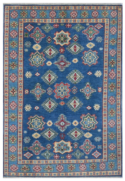 Tappeto Kazak Classico, Multicolore, fatto a mano, 174x117cm