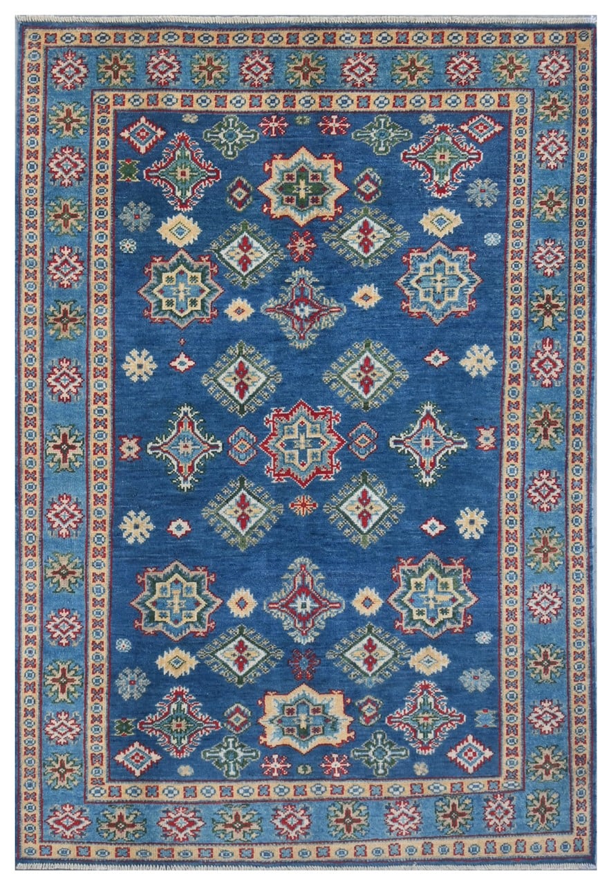 Tappeto Kazak Classico, Multicolore, fatto a mano, 174x117cm