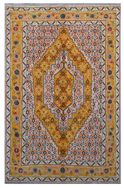 Tappeto Kazak Classico, Multicolore, fatto a mano, 189x119cm - CarpetLiving