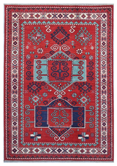 Tappeto Kazak Classico, Multicolore, fatto a mano, 178x123cm - CarpetLiving