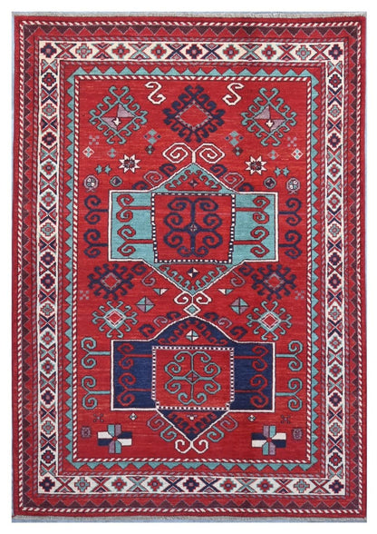 Classic Kazak carpet, Multi, handmade, 178x123cm