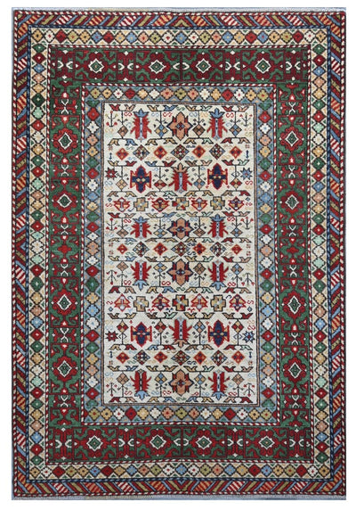 Tappeto Kazak Classico, Multicolore, fatto a mano, 180x123cm - CarpetLiving