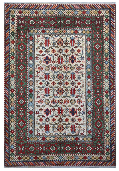 Classic Kazak carpet, Multi, handmade, 180x123cm