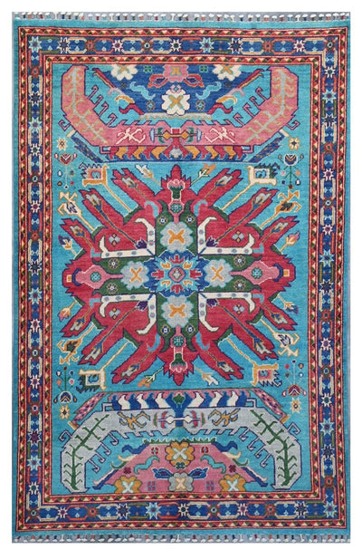 Tappeto Kazak Classico, Multicolore, fatto a mano, 180x116cm - CarpetLiving
