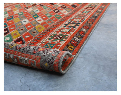 Tappeto Kazak Classico, Multicolore, fatto a mano, 186x118cm - CarpetLiving