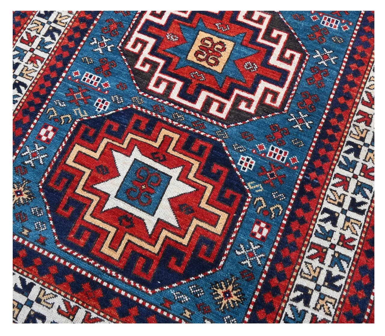 Tappeto Kazak Classico, Multicolore, fatto a mano, 180x120cm