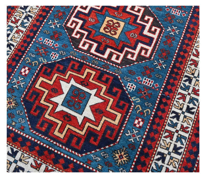 Classic Kazak carpet, Multi, handmade, 180x120cm