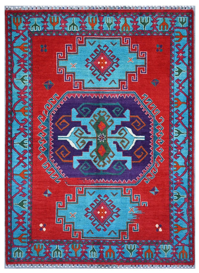 Tappeto Kazak Classico, Multicolore, fatto a mano, 207x151cm - CarpetLiving